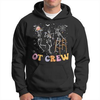 Skeleton Spooky Ot Crew Occupational Therapy Halloween Hoodie - Thegiftio UK