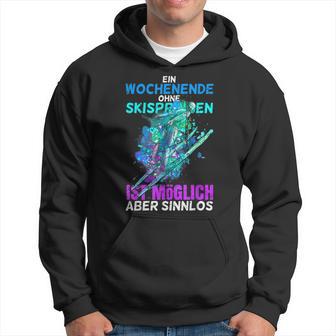 Ski Jumping Winter Sport For Skiing Fans Kapuzenpullover - Geschenkecke