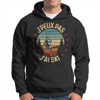 Skieur De Montagne Drôle Skieuse J'peux Pas J'ai Ski Sweat à capuche - Cadeauxyz