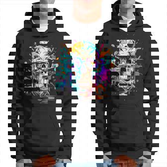 Skull Paint Splash Paint Splatter Drip N Boy Hoodie - Thegiftio UK