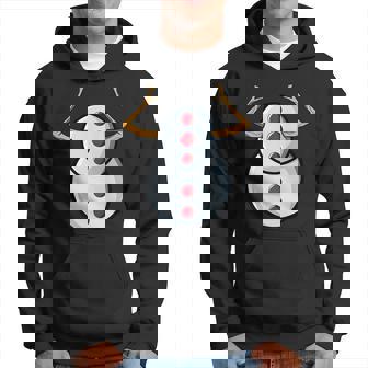 Snowman Costume X-Mas Decor Jesus Birthday Winter Snowman Hoodie - Monsterry