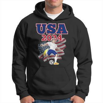 Soccer 2024 Usa Game Hoodie - Thegiftio UK