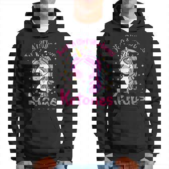 Solo Una Chica Que Ama Las Cetonas Dieta Cetogénica Divertida Keto Sudadera - Regaloses