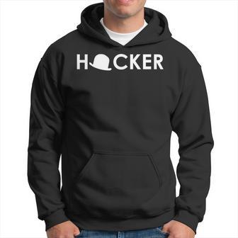 Sombrero Blanco Hacker Ciberseguridad Pentester Sudadera - Regaloses