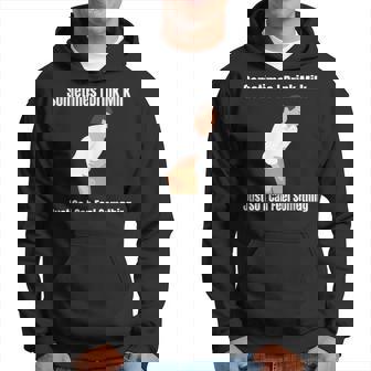 Sometimes I Drink Milk Lactose Intolerant Satirical Hoodie - Thegiftio UK