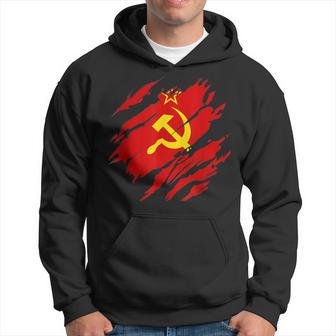 Soviet Flag Retro Ussr Soviet Union Cccp Kapuzenpullover - Geschenkecke