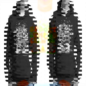 Spooky Camping Crew Halloween Cute Boo Ghost Hoodie | Mazezy