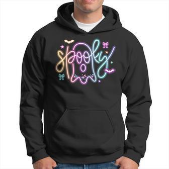 Spooky Ghost Trick Or Treat Sign Halloween Costume Hoodie - Thegiftio UK