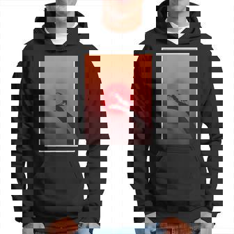 Stag Beetle Insect Beautiful Sky Sunset Bug Spirit Animal Hoodie - Monsterry