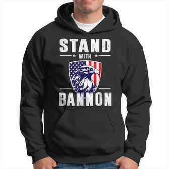 I Stand With Bannon Patriotic Hoodie - Thegiftio UK