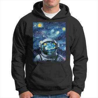 Starry Night Astronaut Space Hoodie - Thegiftio UK