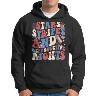 Stars Stripes And Reproductive Rights Independence Day Hoodie - Monsterry DE