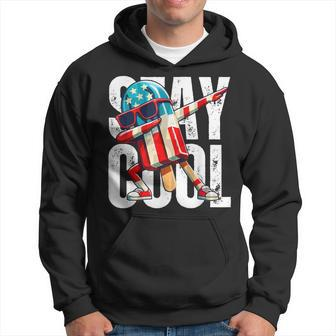 Stay Cool 4Th July Boys Popsicle Usa Flag American Hoodie - Monsterry