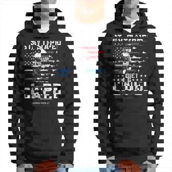 Stay Strapped Or Get Clapped 4Th Of July George Washington Hoodie - Seseable