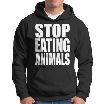 Stop Eating Animalseganegetarier Tierwohl Kapuzenpullover - Geschenkecke