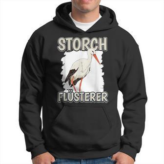 Stork Whisperer Storchflüsterer Sachenogel Stork Kapuzenpullover - Geschenkecke