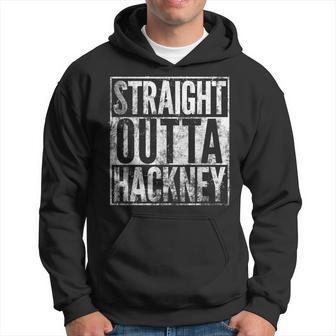 Straight Outta Hackney T Distressed Effect Hoodie - Thegiftio UK