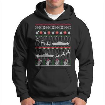 Submarine Service Submariner Christmas Ugly Xmas Sweater Hoodie - Thegiftio UK