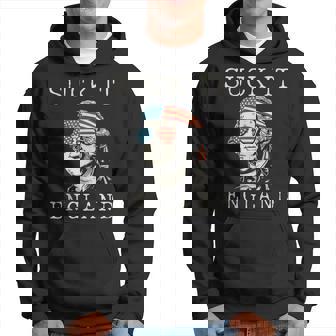 Suck It England George Washington 4Th Of July Hoodie - Seseable