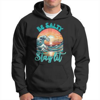 Summer Beach Be Salty Stay Lit Matthew 513-14 Hoodie - Thegiftio UK