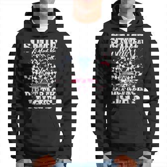 Summer Nights & Dirt Track Lights Racing Driver Hoodie - Monsterry