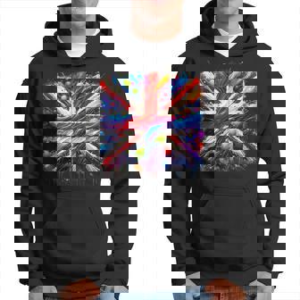 Super Colourful Union Jack Euro 24 Hoodie - Thegiftio UK