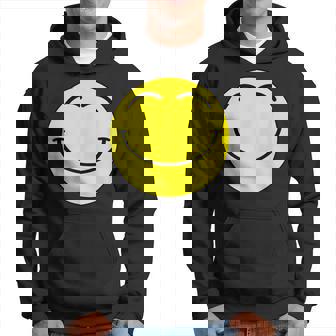 Super Happy Smiling Face Cute Emoticon Acid House Rave Hoodie - Thegiftio UK