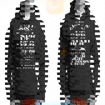 Super Motard Bière Humour Moto Drole Humoristique Biker Sweat à capuche - Cadeauxyz