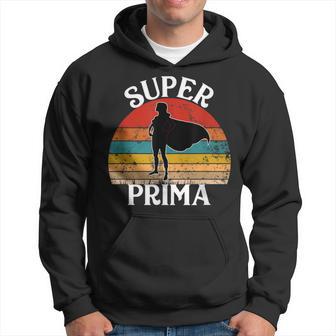 Super Prima Española Prima Héroe Divertido Con Capa Sudadera - Regaloses