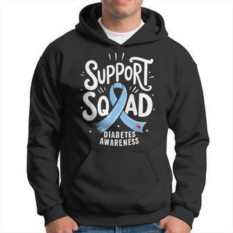 Support Squad Diabetes Awareness T1d T2d Hoodie - Thegiftio UK