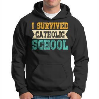 I Survived Catholic School School Memories Hoodie - Monsterry CA