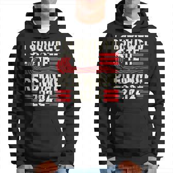 I Survived The Red Wave 2024 Hoodie | Mazezy
