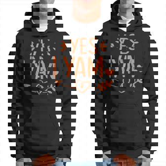 Sweet Potato Yes I Yam Thanksgiving Matching Couples Outfit Hoodie - Thegiftio