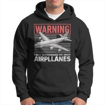 Talk About Airplanes Aviation Hoodie | Seseable UK