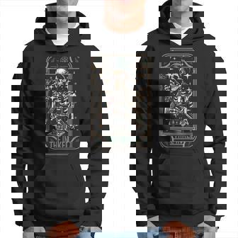 Tattooist Artist Tattoo Tattoos Skeleton Tarot Card Hoodie - Thegiftio UK