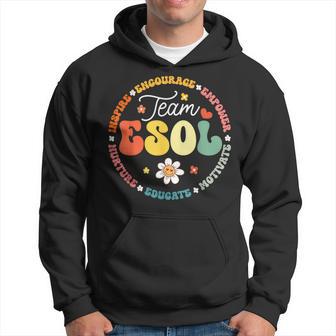 Team Esol Teachers And Students Back To School Squad Hoodie - Thegiftio UK