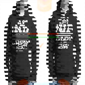Team India Champion 2024 T20 Cricket Usa Hoodie - Seseable