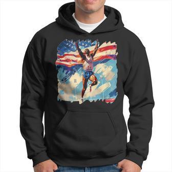 Team Usa Olympics Track & Field Hoodie - Thegiftio UK