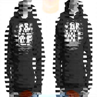 Team Wolff Membre De La Famille Wolff Sweat à capuche - Cadeauxyz