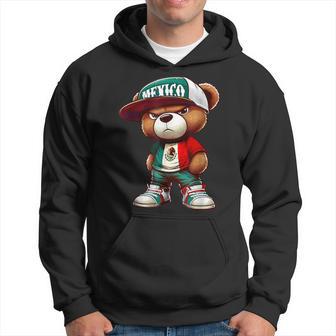 Teddy Bear Mexican Flag Mexico Hoodie - Thegiftio UK