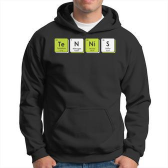 Tennis Periodic Table Elements Sport Player Coach Hoodie - Monsterry AU