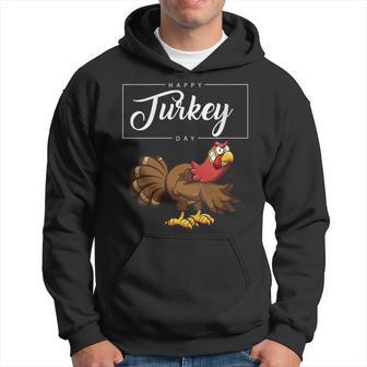 Thanksgiving Cute Angry Turkey Happy Turkey Day Hoodie - Monsterry