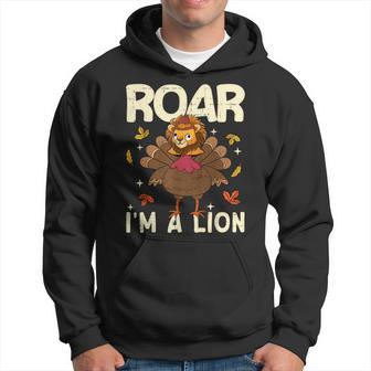Thanksgiving Fake Lion Thanksgiving Turkey Lion Hoodie - Monsterry