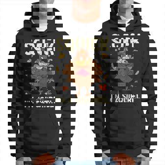 Thanksgiving Fake Squirrel Thanksgiving Turkey Squirrel Hoodie - Seseable