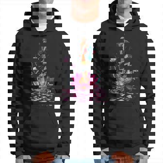 Thich Minh Tue Vietnamese Buddha Peace Lotus Calligraphy Hoodie - Seseable