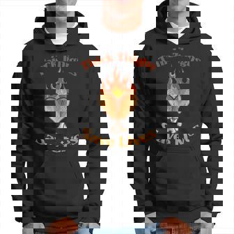 Thick Thighs Save Lives Turkey Leg Day Thanksgiving Hoodie | Mazezy