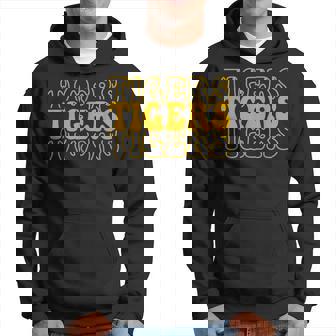 Tigers School Sports Fan Team Spirit Mascot Cute Hoodie | Mazezy