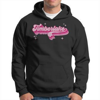 Timberlake Personalized Name Retro Hoodie - Thegiftio UK