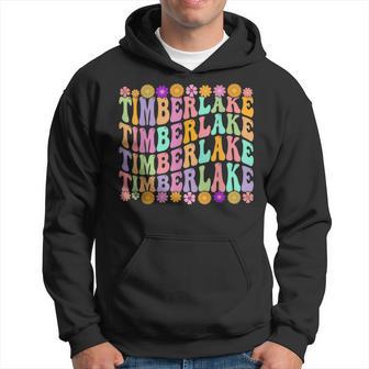 Timberlake Vintage Personalized Name I Love Timberlake Hoodie - Thegiftio UK