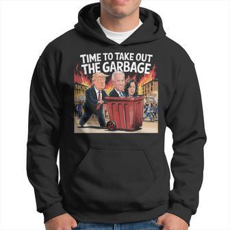 Time To Take Out The Garbage Kamala Trump Supporter Hoodie - Thegiftio UK